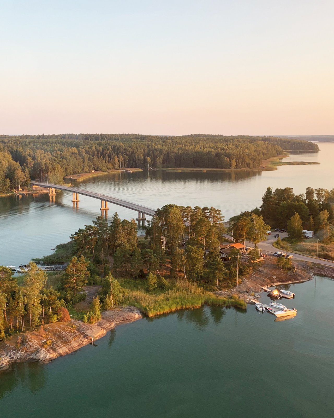 Särkisalon saaristopitäjä kuvattuna ilmasta