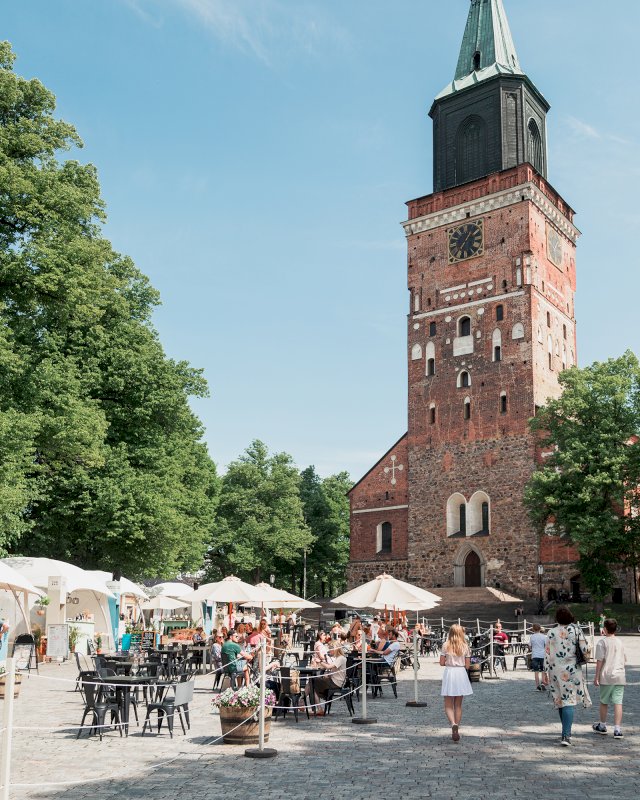 Turun tuomiokirkon kesäterassi